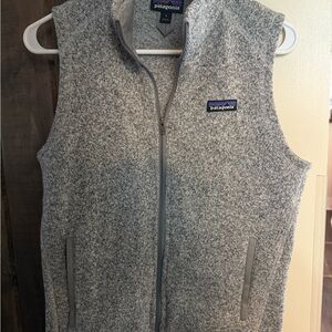 Patagonia Heather Gray Sleeveless Vest
